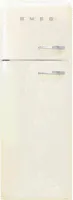 Smeg FAB30LCR5 отдельностоящий двухдверный холодильник стиль 50-х годов 60 см кремовый