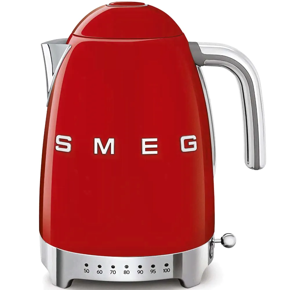 Smeg чайник с регулировкой температуры красный KLF04RDEU-0