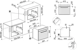 Духовой шкаф Smeg SF700AO