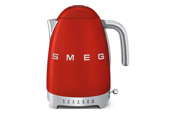 Чайник с регулировкой температуры Smeg KLF04RDEU, 1,7 л, красный, 00010624031-0