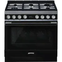 Отдельностоящая плита Smeg CPF9GPBL-0