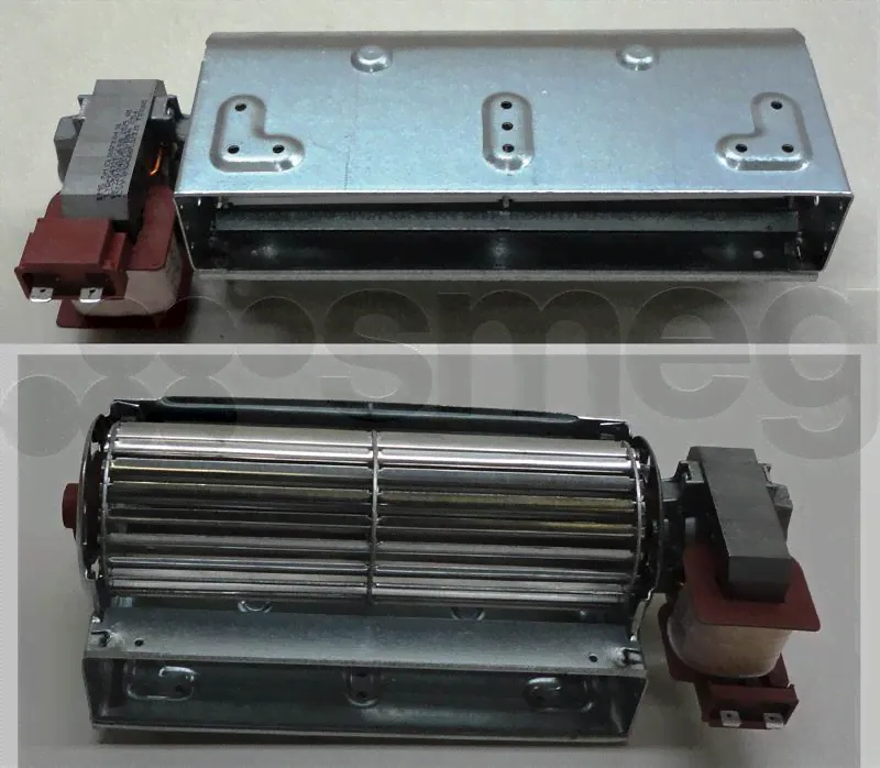 Вентилятор тангенциальный в сборе для печи Smeg ALFA 420/425-0