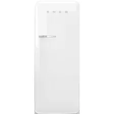 SMEG FAB28RWH5 Отдельностоящий однодверный холодильник,стиль 50-х годов, 60 см, белый, петли справа